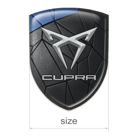 Seat Cupra Tuning Emblem Blue Black Mosaic design 