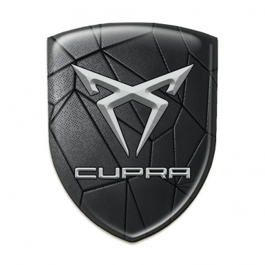 Seat Cupra Self Adhesive Emblem Logo black Mosaic Design 
