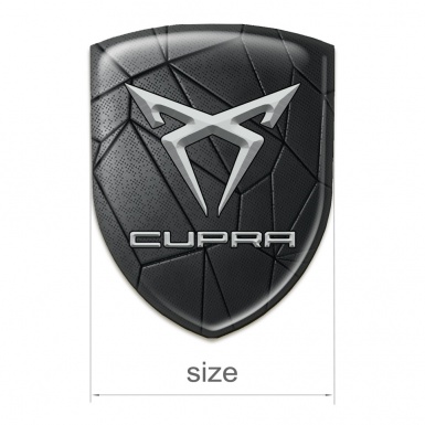Seat Cupra Self Adhesive Emblem Logo black Mosaic Design 
