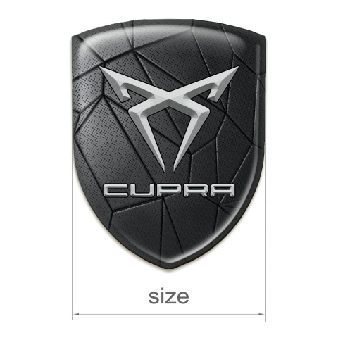 Seat Cupra Self Adhesive Emblem Logo black Mosaic Design 