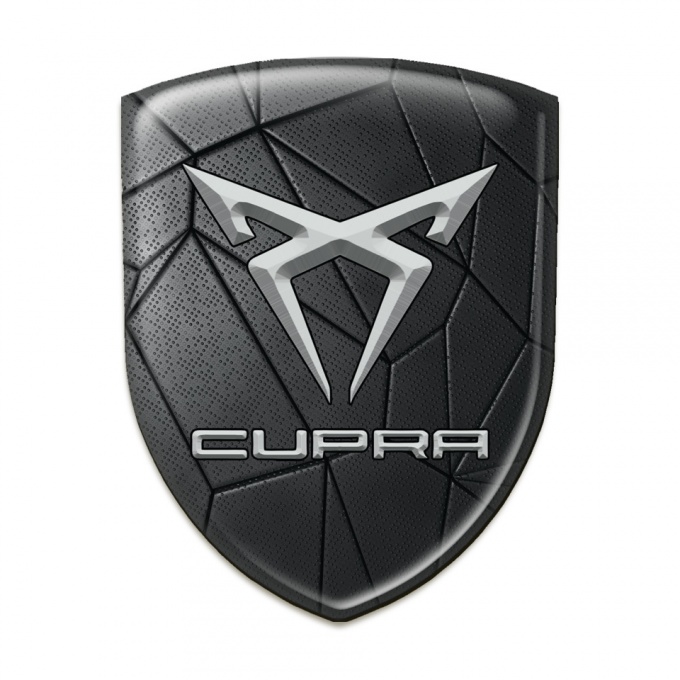 Seat Cupra Self Adhesive Emblem Logo black Mosaic Design 