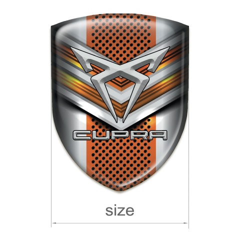 Seat Cupra Car Accessories Badge Copper V Shape Logo Panel