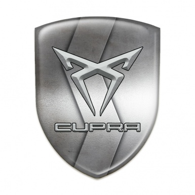 Seat Cupra Domed Emblem S Shape Metal Design 