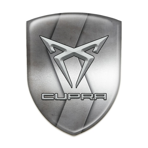 Seat Cupra Domed Emblem S Shape Metal Design 
