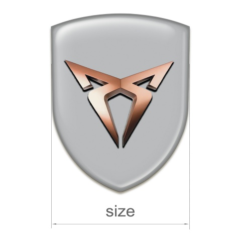 Seat Cupra Emblem Interior Grey base Classic Logo 
