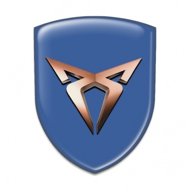 Seat Cupra Car Accessories Badge Blue Base Classic Logo 