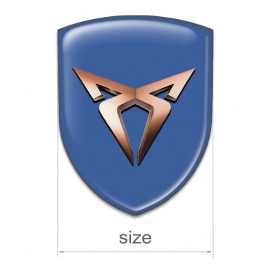 Seat Cupra Car Accessories Badge Blue Base Classic Logo 
