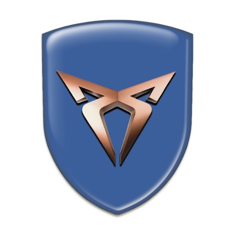 Seat Cupra Car Accessories Badge Blue Base Classic Logo 