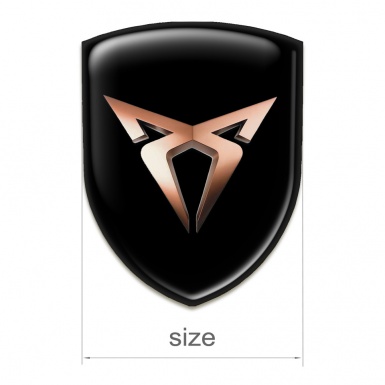 Seat Cupra Car Interior Badge black Base Classic Logo 