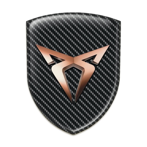 Seat Cupra Logo Emblem Black carbon Classic Logo 