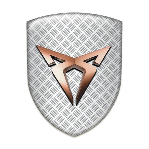 Seat Cupra Silicone Badge Mesh Effect Base Classic Logo 