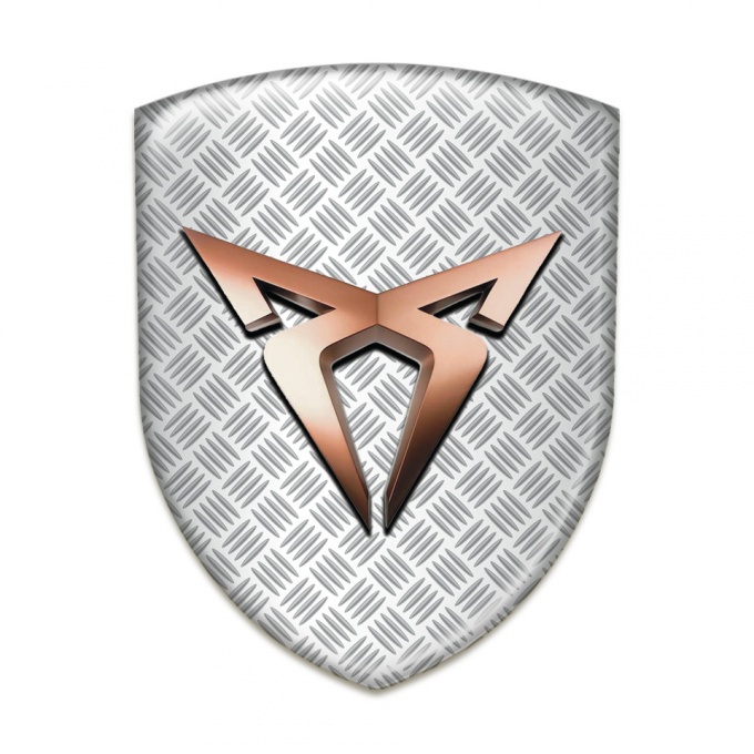 Seat Cupra Silicone Badge Mesh Effect Base Classic Logo 