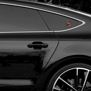 Seat Cupra Logo Emblem Red Carbon Base Copper Logo 