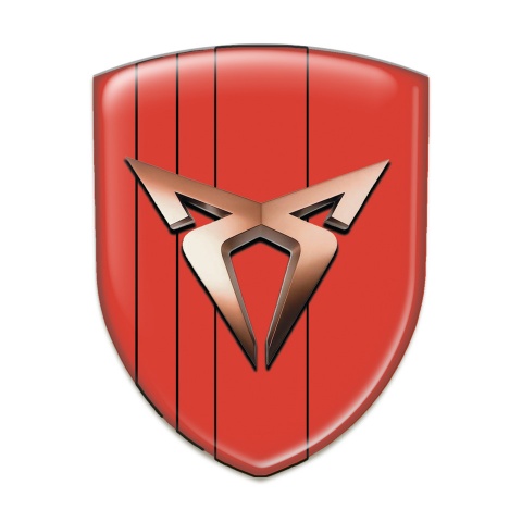 Seat Cupra Car Interior Badge Red Decoration Classic Logo 