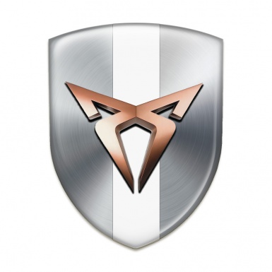 Seat Cupra Emblem Exterior Silver with White Tape Edition 