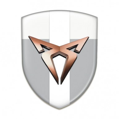 Seat Cupra Silicone Shield Gray White and White tape Model 