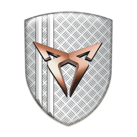 Seat Cupra Emblem Interior Grid EFfect with White Stripes model 