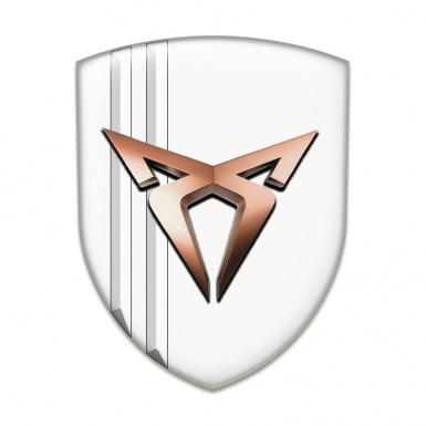 Seat Cupra Car Interior Badge White Decoration Model 