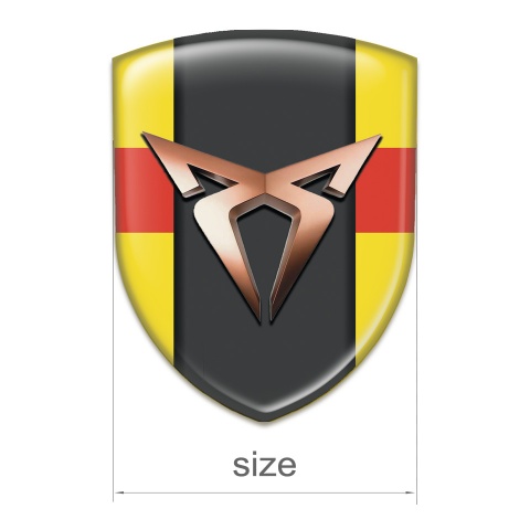 Seat Cupra Silicone Shield Yellow with Red Band Version 