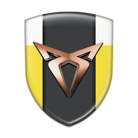 Seat Cupra Resin Sticker Yellow White Version 