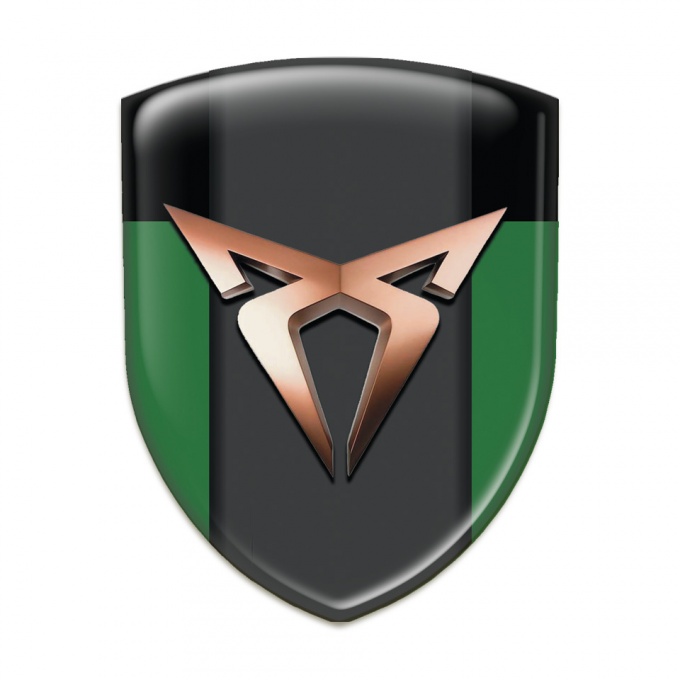 Seat Cupra Emblem Exterior Green Black Version 