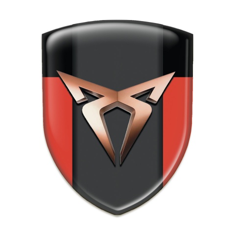 Seat Cupra Emblem Exterior Red Black Version 
