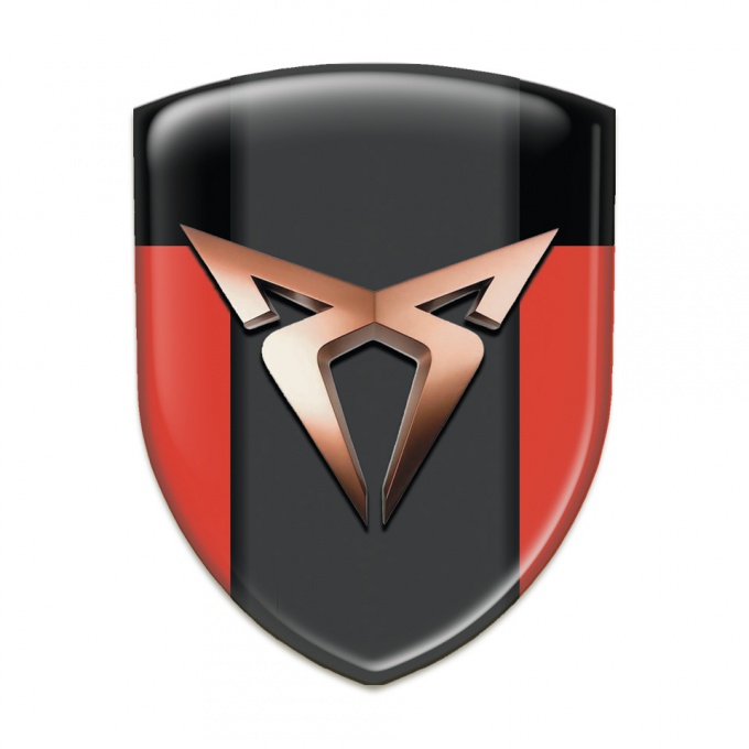 Seat Cupra Emblem Exterior Red Black Version 