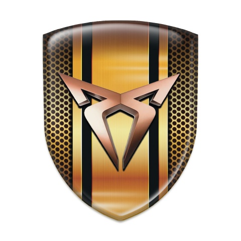 Seat Cupra Silicone Car Decal Badge Stylish Copper Edition 