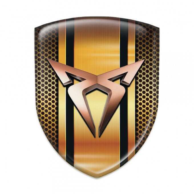 Seat Cupra Silicone Car Decal Badge Stylish Copper Edition 