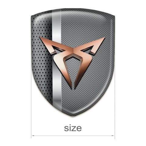 Seat Cupra Silicone Badge Metal Tape design 
