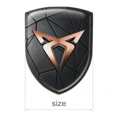Seat Cupra Logo Emblem Black Mosaic edition 