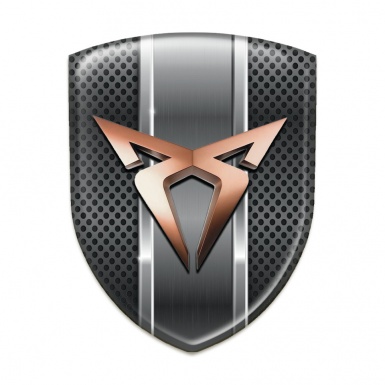 Seat Cupra Domed Emblem Dark Mesh with Metal Panel Edition 