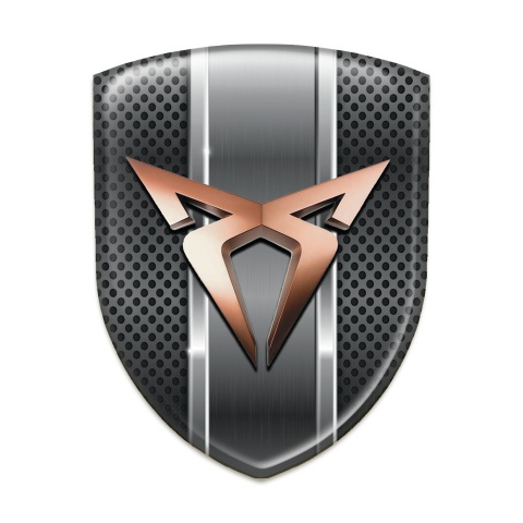 Seat Cupra Domed Emblem Dark Mesh with Metal Panel Edition 