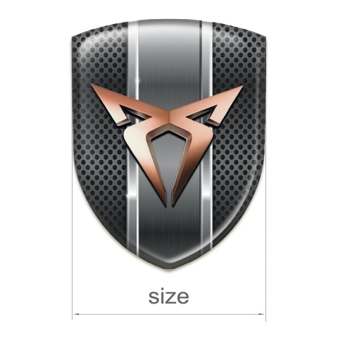 Seat Cupra Domed Emblem Dark Mesh with Metal Panel Edition 