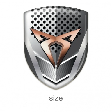 Seat Cupra 3D Gel Emblem Metal Shield edition 