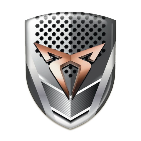 Seat Cupra 3D Gel Emblem Metal Shield edition 