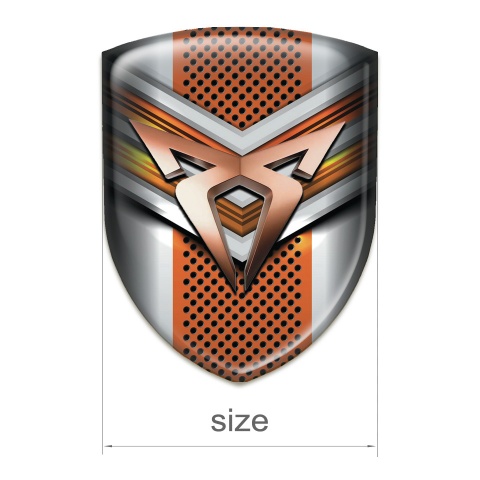 Seat Cupra Emblem Exterior Metal with Copper Details design 