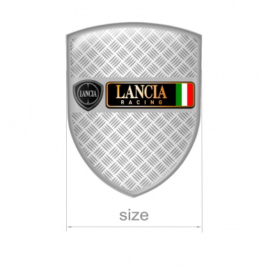 Lancia Shield Silicone Emblem Steel Racing Edition