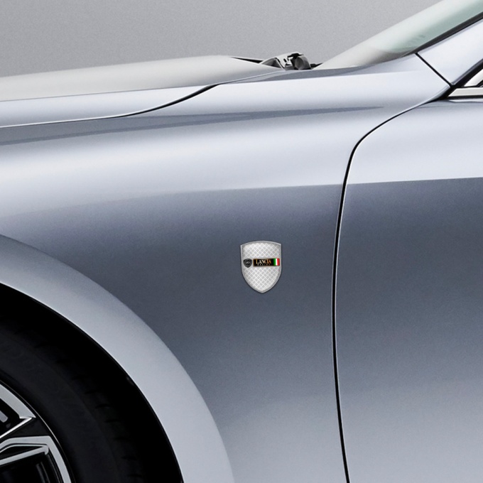 Lancia Shield Silicone Emblem Steel Racing Edition | Domed Emblems ...