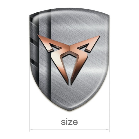 Seat Cupra Self Adhesive Car logo Emblem Polished Slabs edition 