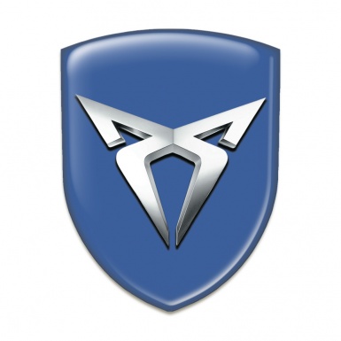 Seat Cupra Emblem Interior Blue Base Silver Logo 