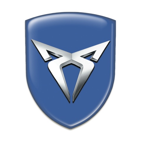 Seat Cupra Emblem Interior Blue Base Silver Logo 