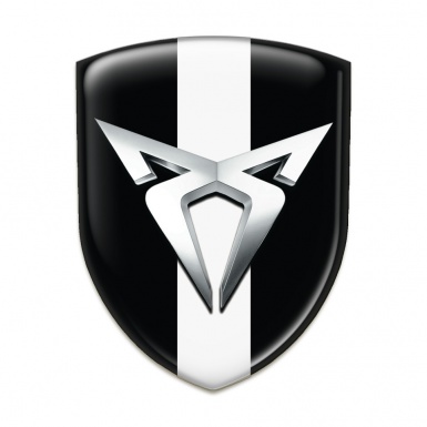 Seat Cupra Emblem Interior Black with White Ribbon variant 