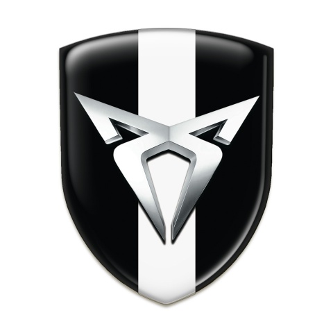 Seat Cupra Emblem Interior Black with White Ribbon variant 
