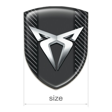 Seat Cupra Silicone Shield Black Carbon Silver logo Edition 