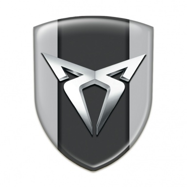 Seat Cupra Silicone Badge Gray with Graphit Panel 