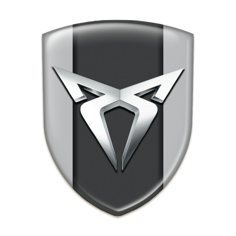 Seat Cupra Silicone Badge Gray with Graphit Panel 