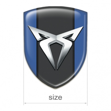 Seat Cupra Auto Emblem Blue with Graphite Panel 