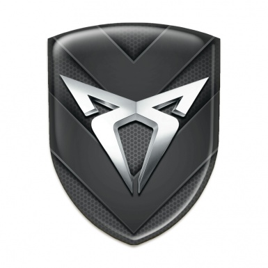 Seat Cupra Self Adhesive Emblem Logo with Dark V Shape Details 