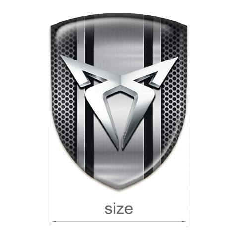 Seat Cupra Silicone Badge Mesh with Metal Band Design 